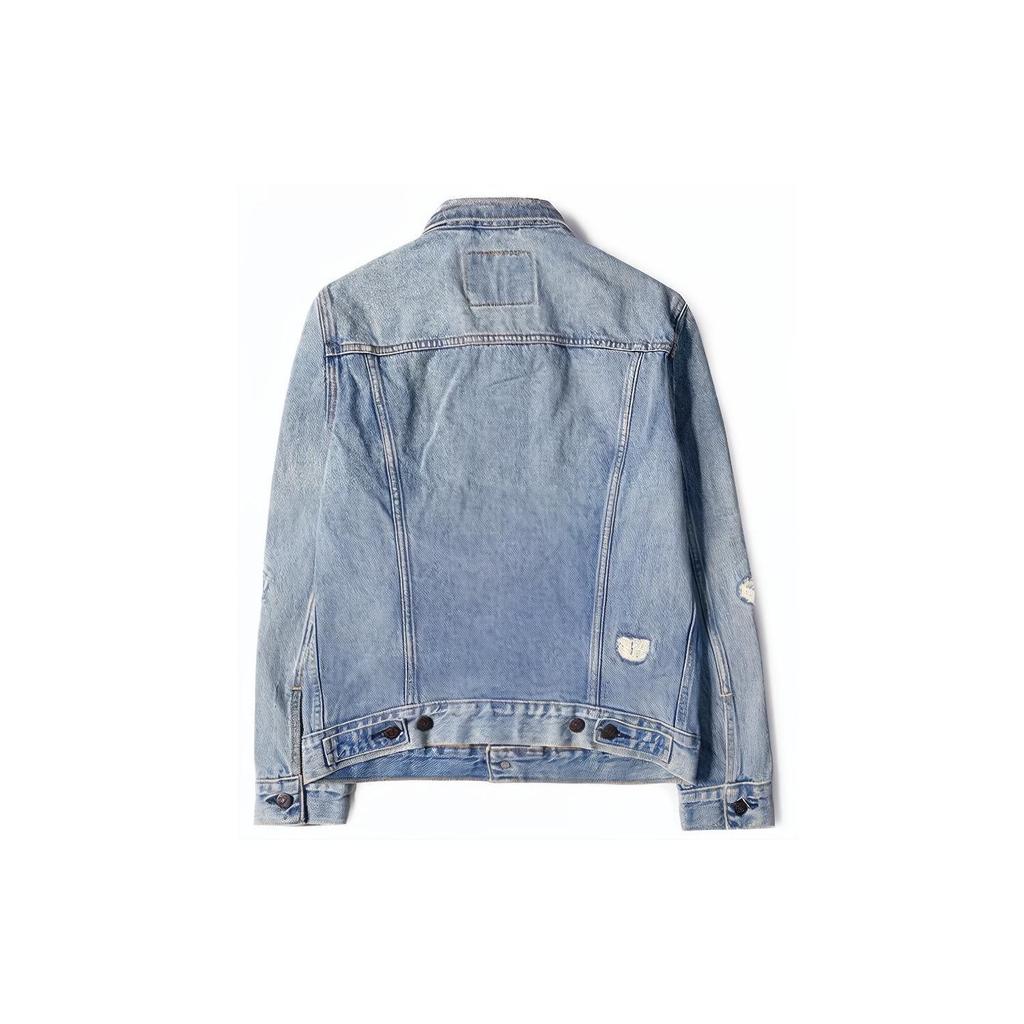 Levis Button-Down Collar Long Sleeve Denim Jacket Men Jackets Blue 72334-0475