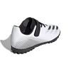 Adidas X GHOSTED .4 H&L TF Breathable Low top Kids' Soccer Shoes White Black Gray Kids' FW9573
