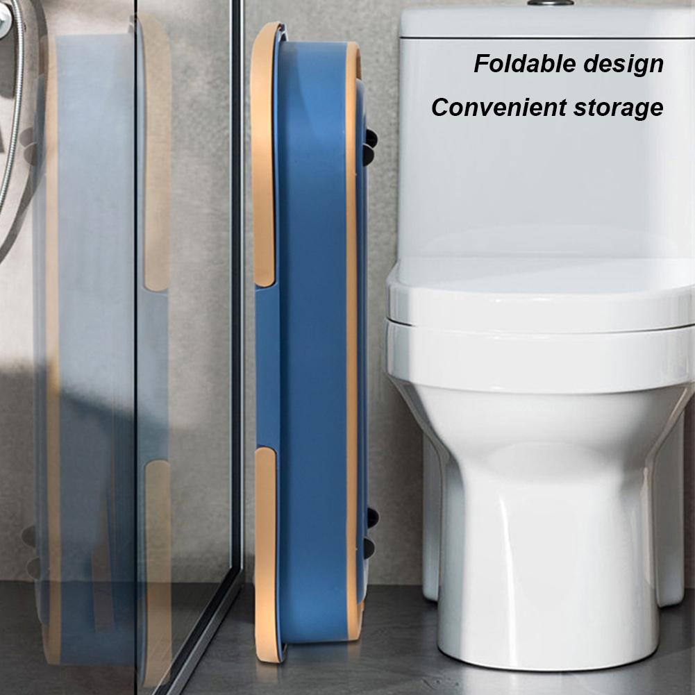 Collapsible Bucket Bucket Portable Flat Mop Cleaning Bucket Folding Car Wash Basin Plastic Washing Bucket Home Cleaning Mop Pail