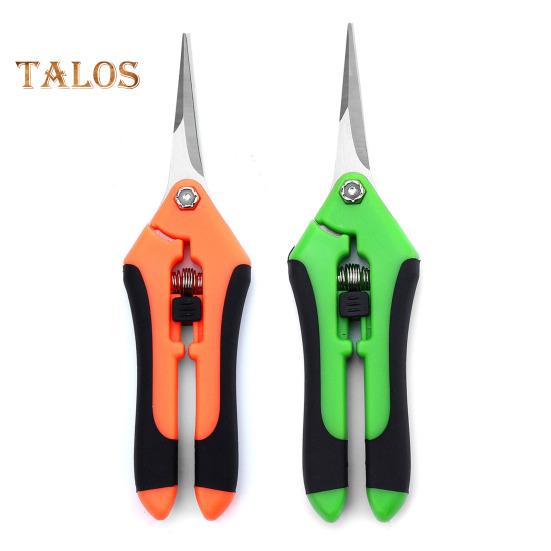 1 buc/ 2 buc foarfece de grădinărit cu mâner de blocare ergonomic foarfece de tăiat foarfece multifuncțională cu mecanism de arc pentru flori de bonsai de grădină