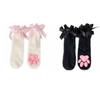 Paw Pads Cat Paw Plush Socks Kitten Claw Bowknot Warm Socks Harajuku 3D Cat Paw Socks  Indoor