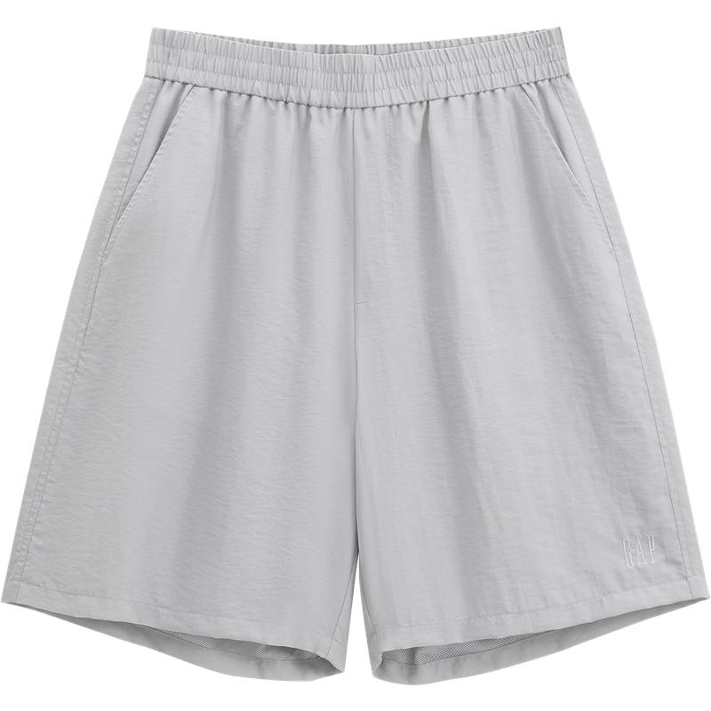GAP Men s 2026 Summer Logo Embroidered Elastic Waist Casual Shorts XL