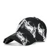 Hard Top Printed Cotton Baseball Cap Men Women Graffiti Duck Tongue Hat Casual Sun Shade Sunscreen Hat