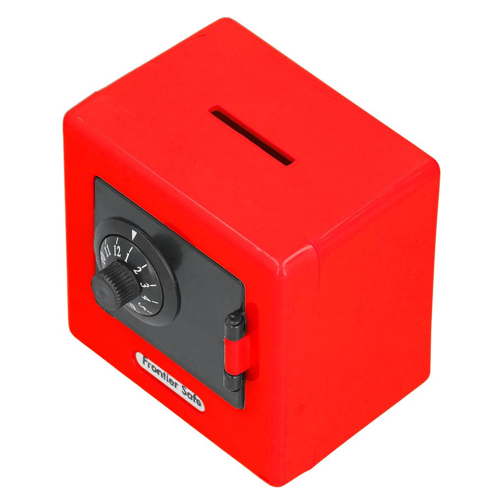 Kinder Geld Aufbewahrungskoffer Simulation Safe Codeschloss Münze Bargeld Spardose für KinderRed