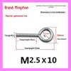 Closed Hook Eye Bolt Screw Ring Hanger - M2.5 to M8 Machine Thread