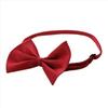 ABUL-3X Cat Adjustable Collar Pet Bow Tie Pet Dog Necktie Bow Tie Puppy Accessory Cute Wine Red