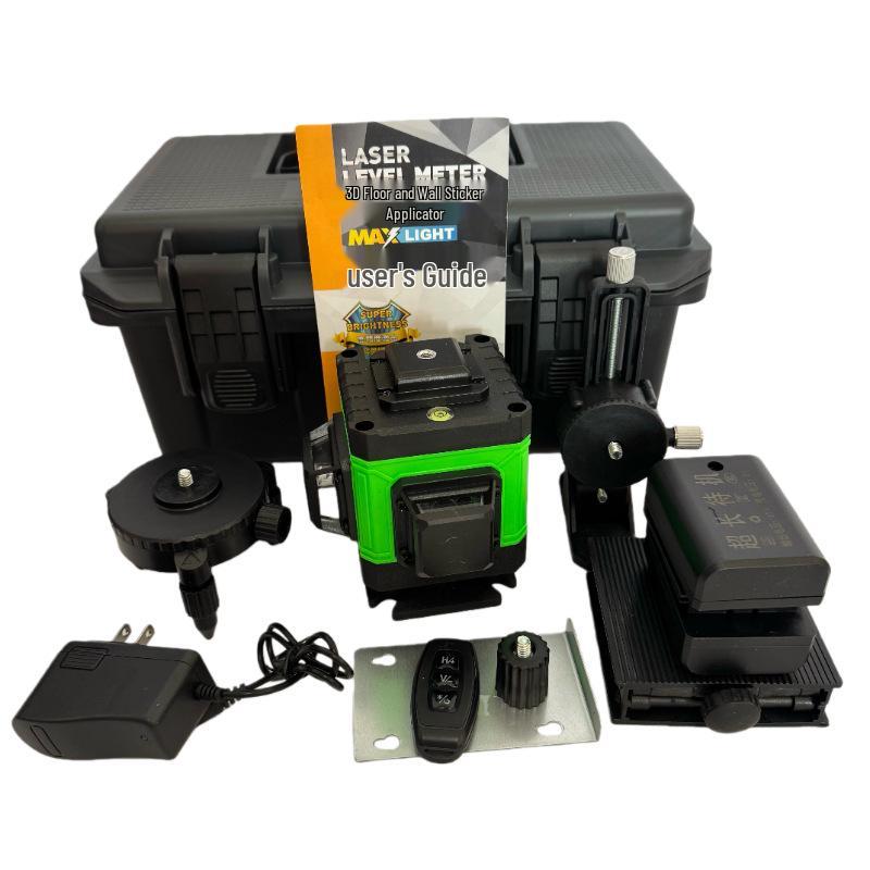 High Precision 12-Line Red Infrared Laser Level with Auto Leveling