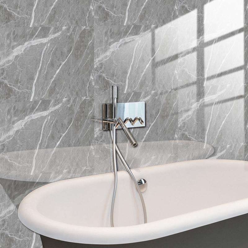 Quality Imitation Ceramic Tile Aluminum-plastic Board Wall Paste Foam PVC Wallpaper Decor Self-adhesive Wall Decal