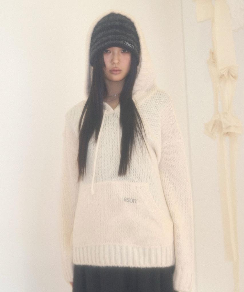Aejeuon Popo Hood Knit / Ivory