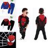 Jarní 2ks Dětské Chlapecké Mikiny Spiderman Top Kalhoty Outfit Set