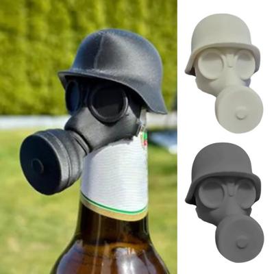 Kappe Weinstopfen Lustiger 3D-Druck Gasschutz Wein für Bierflaschen