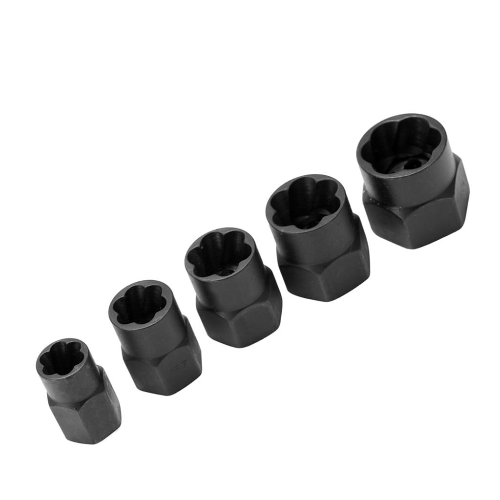10pcs Damaged Bolt Nut Screw Remover Tool Kit Damaged Bolt Removal Set Damaged Bolt Nut Screw Removal Socket