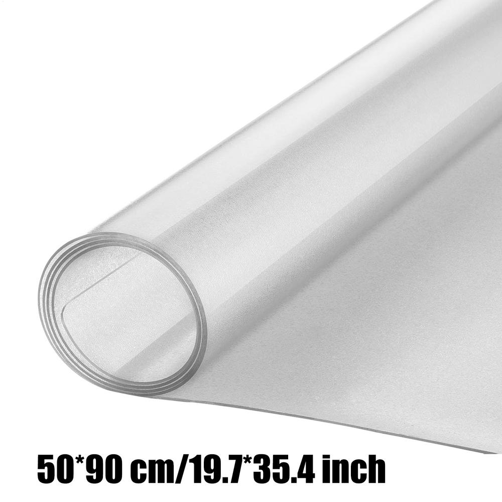 Transparent Table Protector PVC Protective Pad 0.7mm Thick Frosted Dining Table Cover For Kitchen Home Workplace Dressing Table