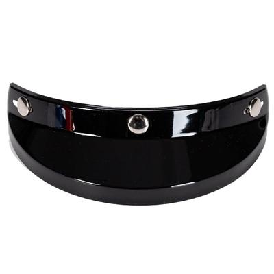 Universal Motorcycle 3 Snap Button Visor Flip Up Down Open Face Helmet Wind