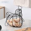 Handheld Wrought Iron Egg Storage Basket