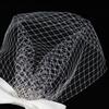 Decorative Fascinator Veil for Women 1920s Flapper Veil Headpiece Mesh Hair Clip  Tea Party Hat Headpiece Wedding