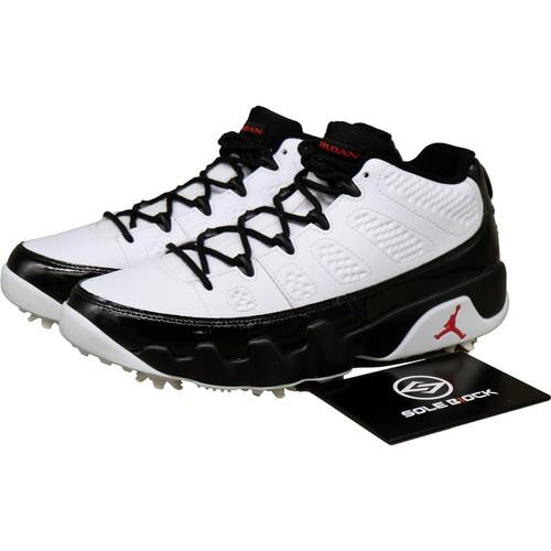 

Air Jordan 9 Golf Low Білий Чорний Справжній Червоний - FJ5934-100 EU 43 білий