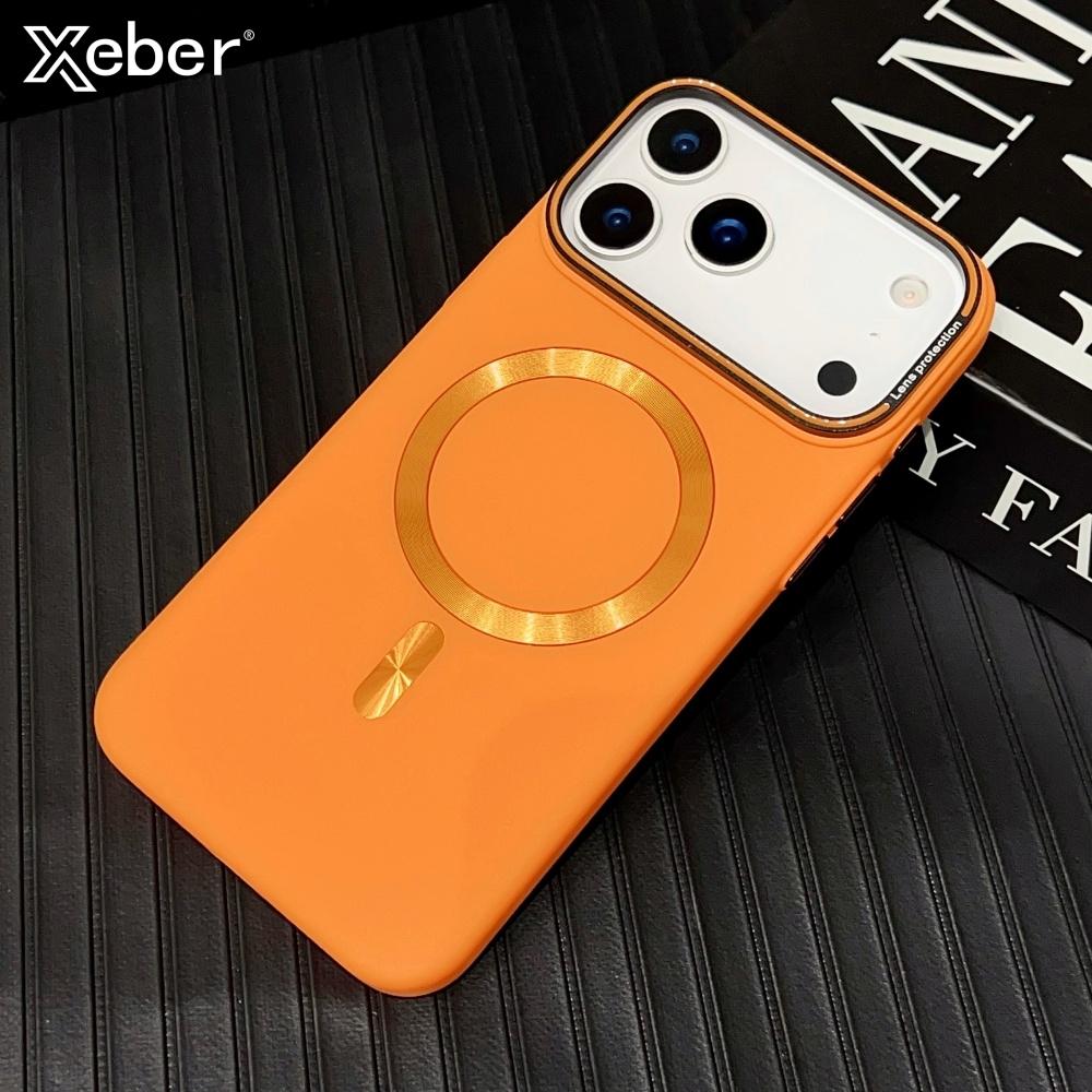Luxury For Magsafe Solid Color Matte Magnetic Wireless Charge Case For iPhone 17 15 14 13 11 12 16 Pro Max Hard Bumper Cover