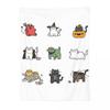 Cute Funny Cat Pattern Blankets Soft Warm Flannel Throw Blanket Plush for Bed Living Room Picnic Travel Home Couch