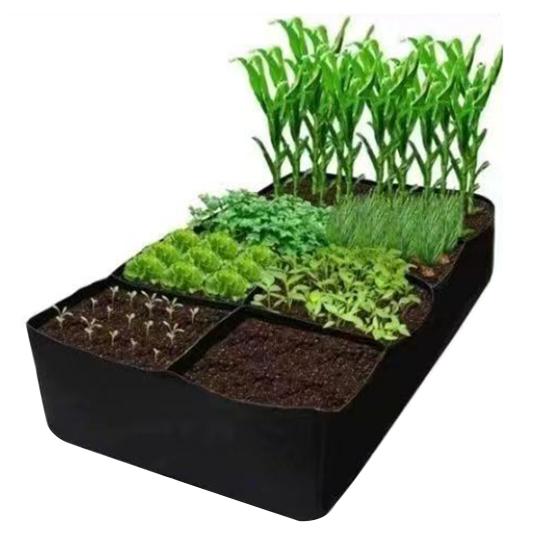 1/2Pcs Rectangle Plant Grow Bags Large Capacity No Assembly Required Outdoor Gardening Planting Container