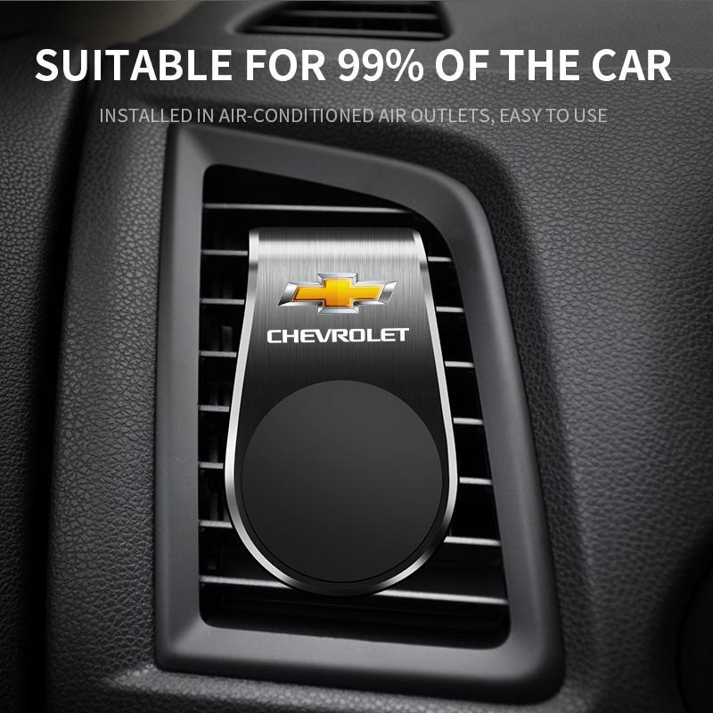 1Pcs Car Magnetic L-shaped Car Dedicated GPS Phone Holder for Chevrolet Colorado Aveo Camaro Cruze Spark Captiva Malibu Trax