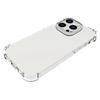For iPhone 14 Pro Back Cover WANLONFENG TM Series 2.0mm Clear TPU Phone Case (Big Lens Hole)