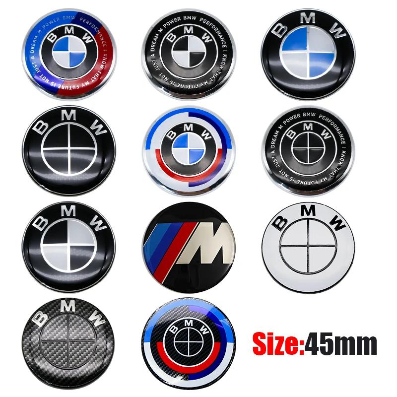 1 Uds pegatina para volante de coche emblema de coche accesorios de decoración para BMW G22 F30 F10 X3 X5 X6 E39 E46 E36 E90 G20 YNEPB1