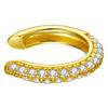 Gold Earring Cuff Rhinestones Earring Silver 925