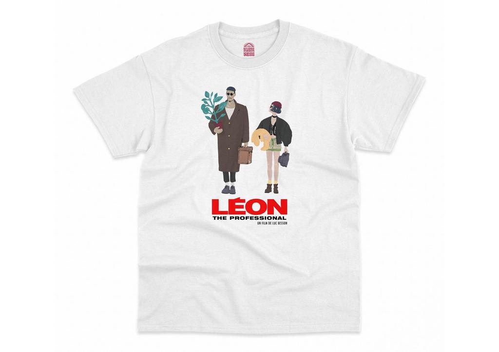 Léon The Professional Movie T-Shirt: Retro Cinema Print, Unisex Crewneck