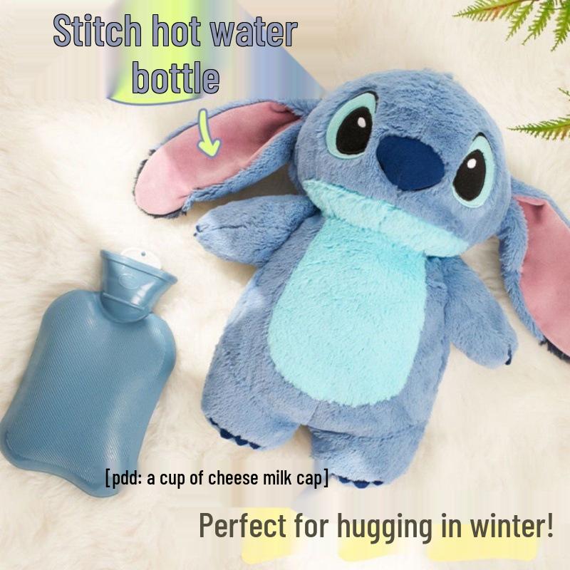 Stitch Plush Toy Hand Warmer - Adorable Winter Hot Water Bottle