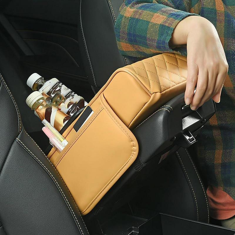 Armrest Cover For Car Multifunctional Comfortable Car Armrest With Cup Holder Ergonomic Automotive Interior Truck Suvs Front