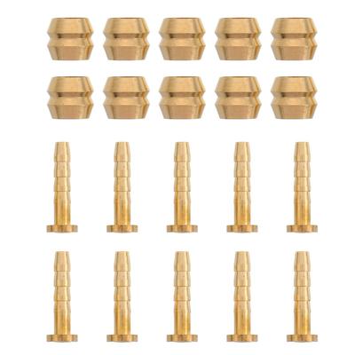 10Sets Mountain Bike Hydraulic Brake Oil Needle Olive Head Disc Brake Hose Connector Insert Repair Parts Enhances Braking