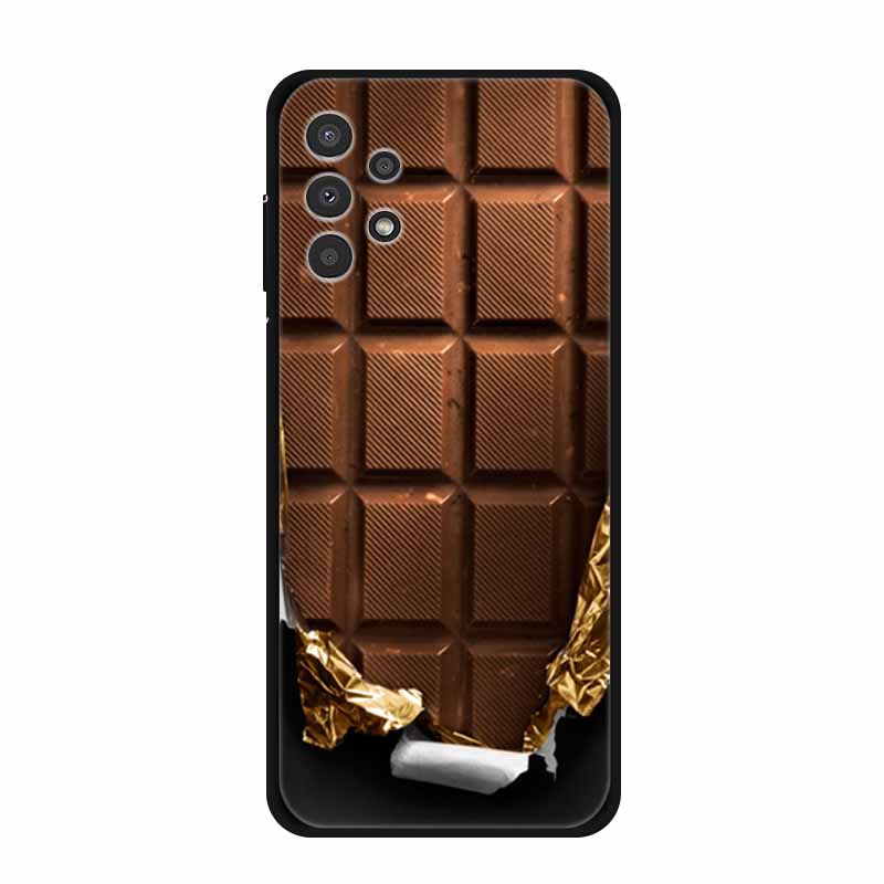 For Samsung Galaxy A73 Case A53 A33 5G A23 Soft Bumper Black Silicone Back Cover for Samsung A53 5G Phone Cases Cartoon Coque