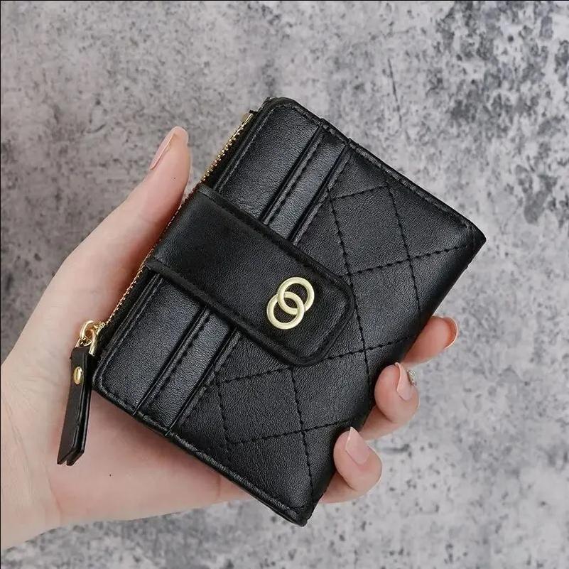 Women Wallets PU Leather Female Purse Mini Multi-Cards Holder Coin Short Wallets Slim Small Wallet Zipper