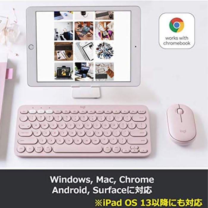 Logitech Pebble M350GR Wireless Mouse, Slim, Bluetooth, Silent, Graphite, Black [Parallel Import]