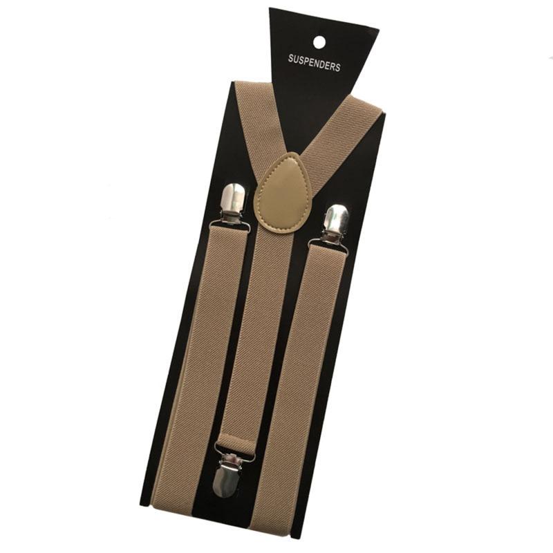 Practical 35/25/20mm Wide Men Suspenders High Elastic Adjustable 4 Strong Clips Suspender Heavy Duty X Back Trousers Braces