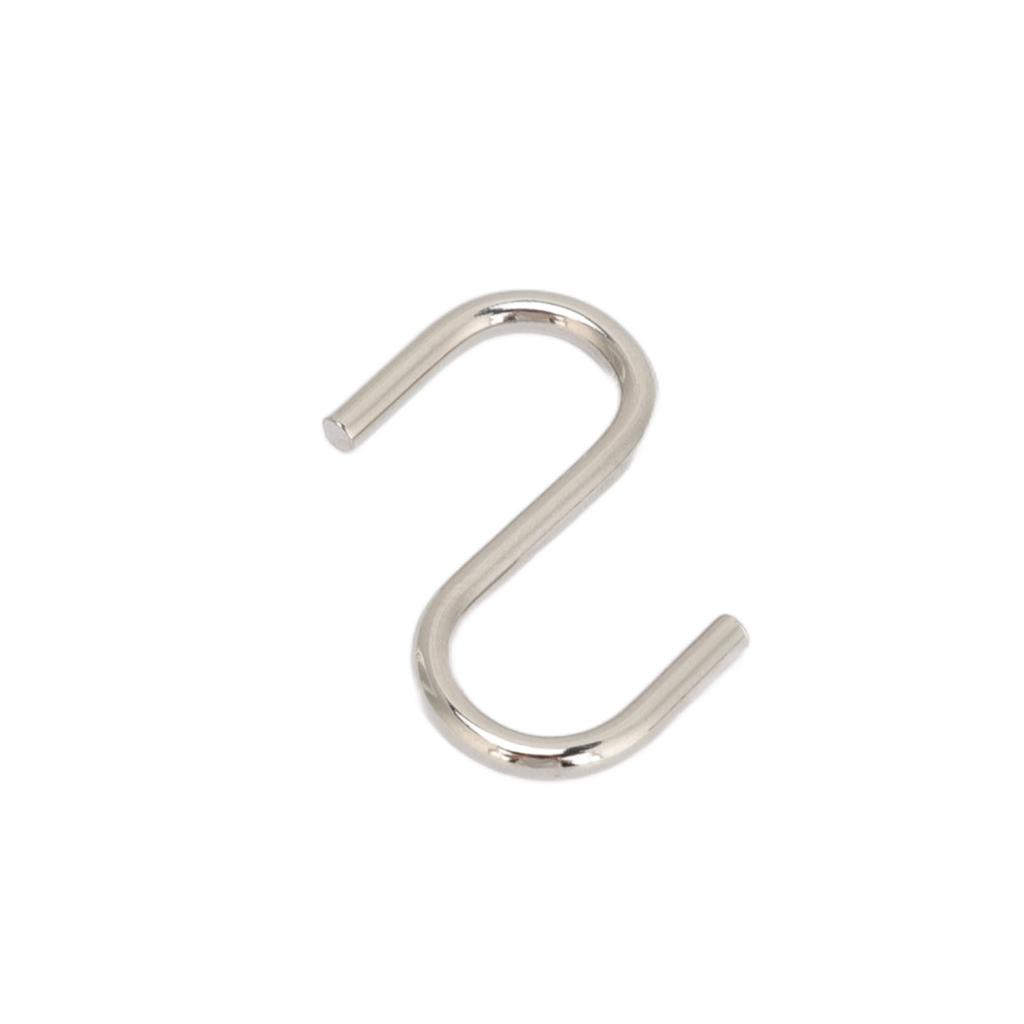 10Pcs S Shaped Hooks Strong Thickened Metal S Shaped Widely Used Small S Hooks for Clothes Bags Utensils