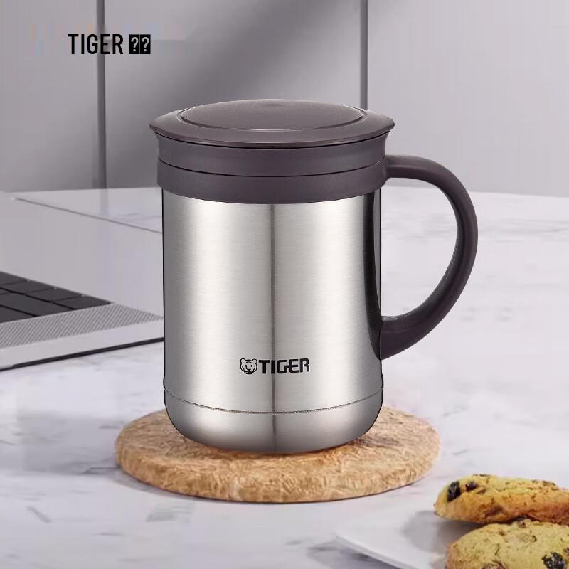 Tiger CWM-A Series 304 Stainless Steel Insulated Tea Mug with Strainer