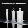 6pcs High Accuracy Steel Gaps Gauges Lab Grade Gaps Measurement Tool for Machinery Maintenance & Technical Inspections