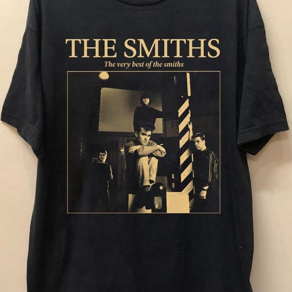 The Smiths band the very best of smiths black Tshirt Unisex S5XL 3F633 Unisex T-Shirt S
