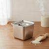 Stainless Steel Rice Bucket HumidityResistantResistant Metal Box Heavy Duty Square