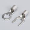 Copper Ring Fork Terminals Kit Non-Insulated Electrical O/Y Type  Brass Terminal Assortment Set Cable Wire Connector Crimp Spade