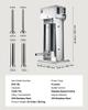 Electric Sausage Stuffer, 33 LBS / 15 L Vertical Meat Stuffer, Stepless Speed Control and Foot Pedal, Stainless Steel Heavy Duty Sausage Filler with 4