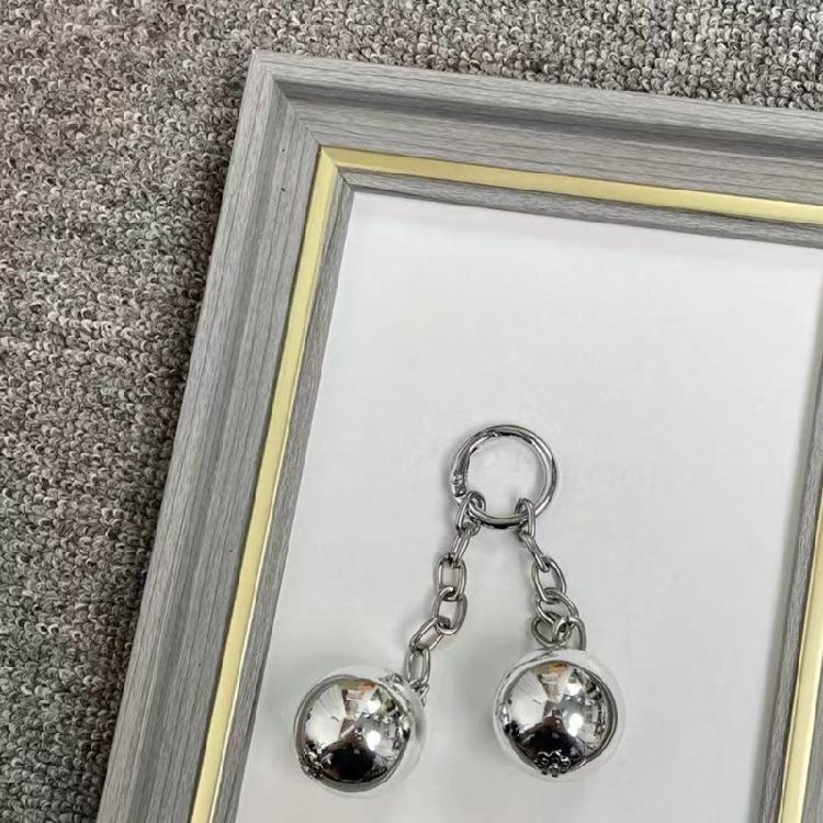 Fashion Heart Bowknot Beaded Keychain Pendant Backpack Handbag Charm Pendant Hangings Decoration Sweet Pendant Gift