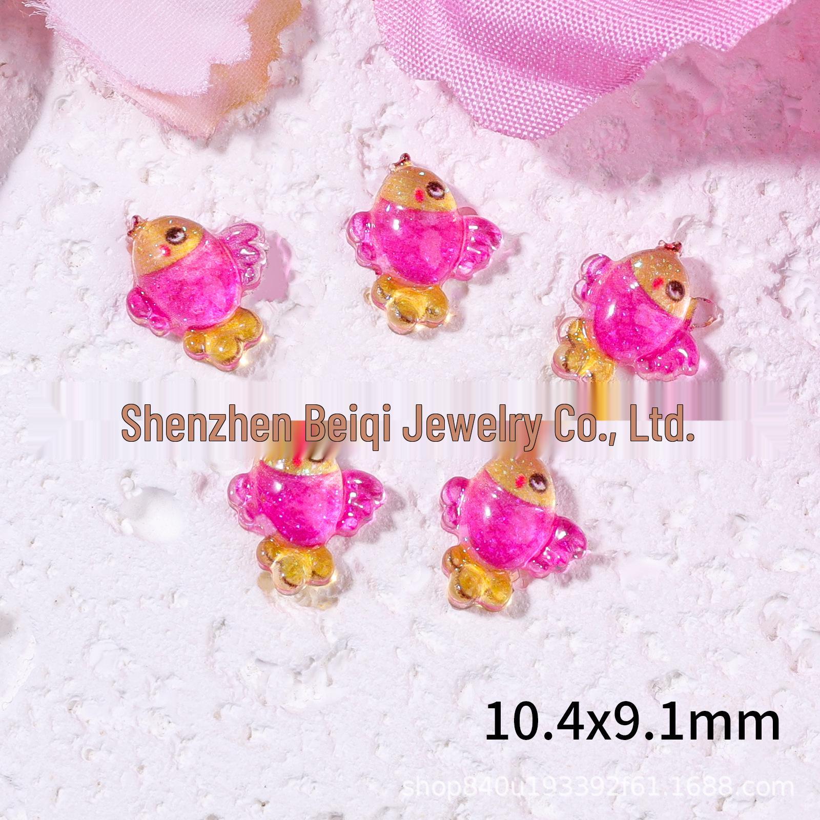 Cute 3D Cartoon Fish Nail Art Hair Clips