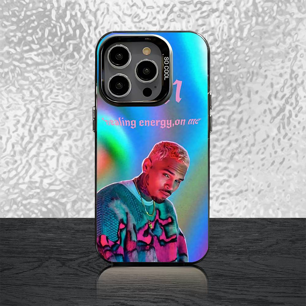 C-Chris Brown 11 Phone Case For iPhone 16,15,14,13,12,11,Pro,Max,Plus,Mini,SE Black Candy Matte Shockproof Cover