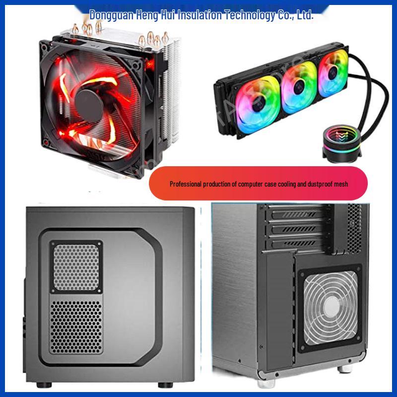 140x140mm Magnetic Dustproof Radiator Mesh with Frame - Reusable PVC/Nylon