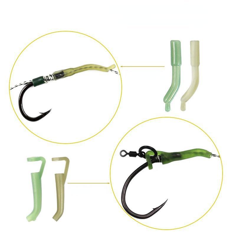 420Pcs/Case Carp Fishing Tackle Kit Including Boilie Bait Screw Accessories Swivels Hooks Anti Tangle Sleeves Hook Stop Beads