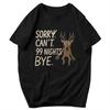 Herren T-Shirt 99 Nächte im Wald Spiel Trendige Idee Y2K Grafik Qualität Unisex Oberteile T-Shirts