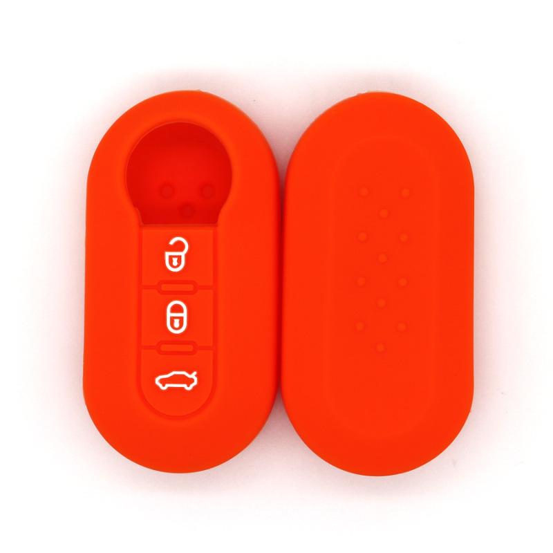 Suitable for Fiat 500 Boyue Bravo Iveco Wolfson Car Key Bag Remote Control Silicone Protective Cover In Stock